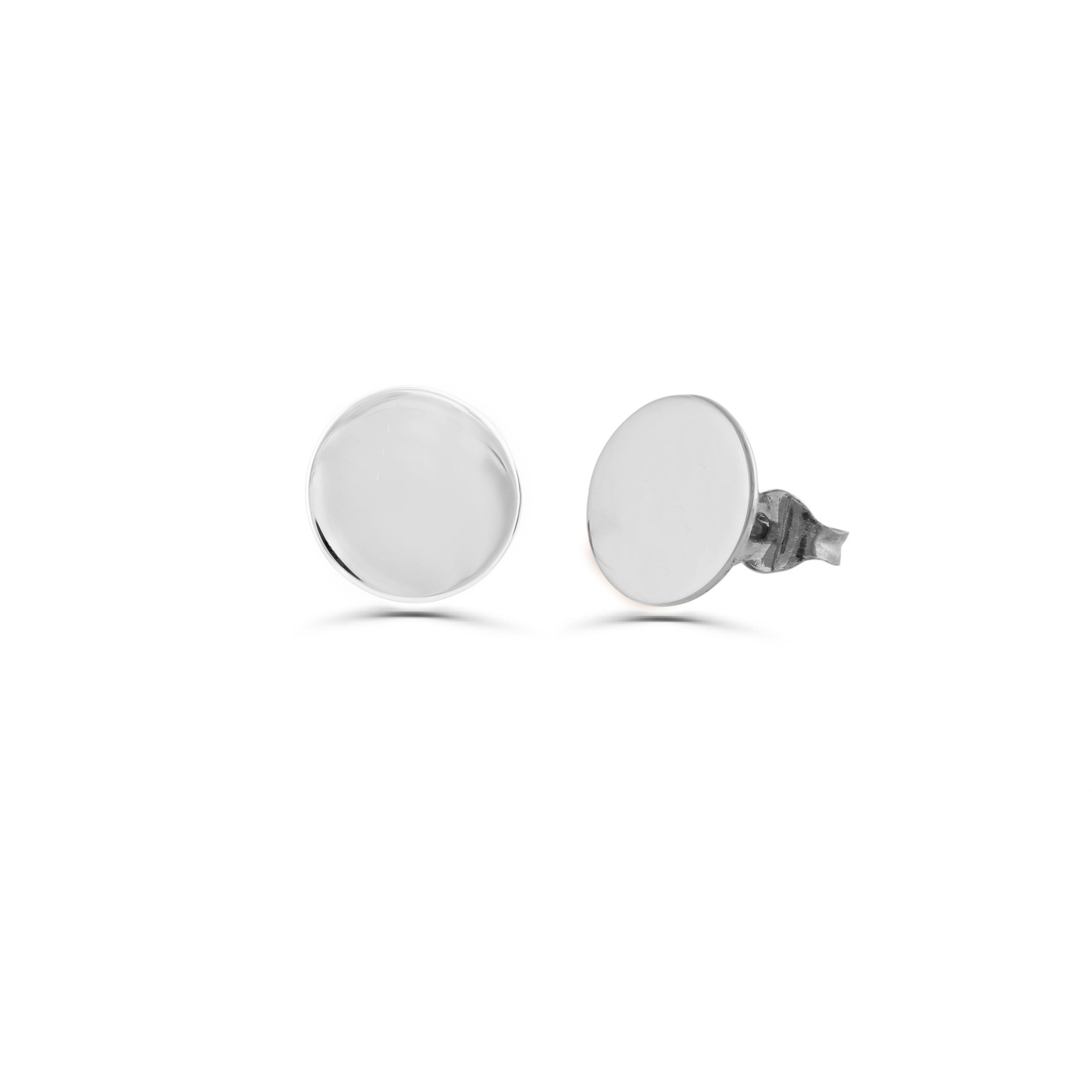 A Modern Classic Set of Flat Circle Stud Earrings in 3mm, 5mm, & 6mm - –  Virginia Wynne Designs