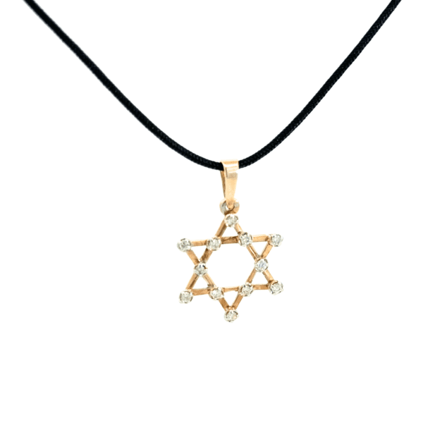 Magen David Star Of David With Diamonds